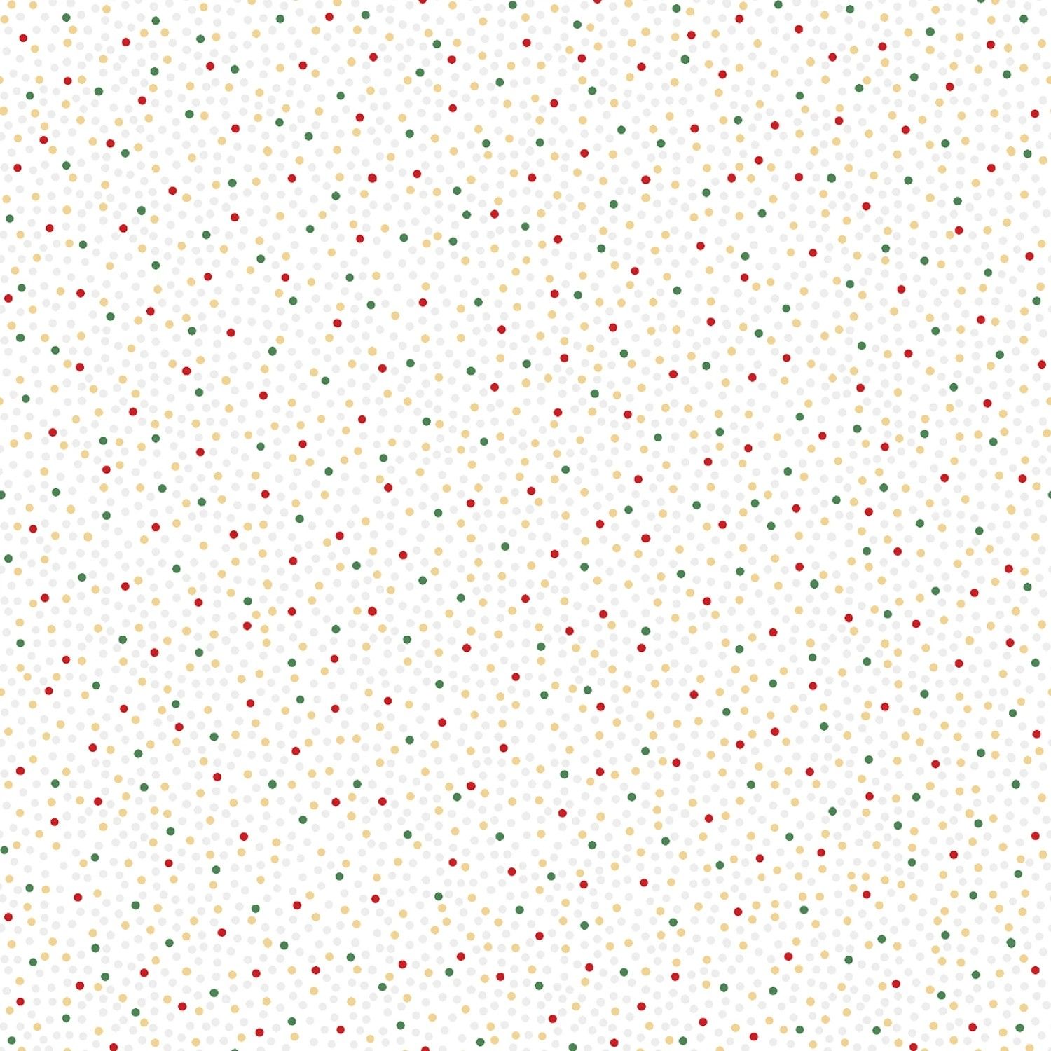 Merry Mix - METALLIC - Dots - White