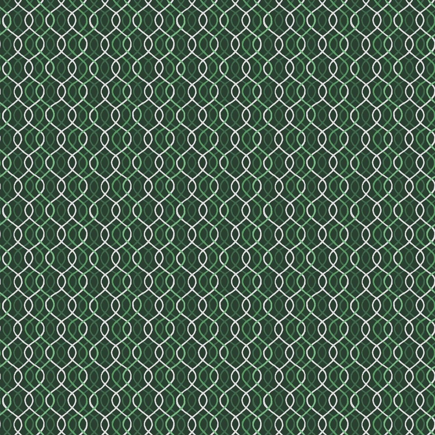 Merry Mix - METALLIC - Geometric - Green