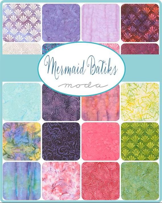Mermaid Batiks Layer Cake