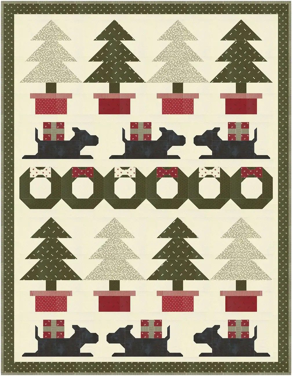 Puppy's First Christmas Pattern