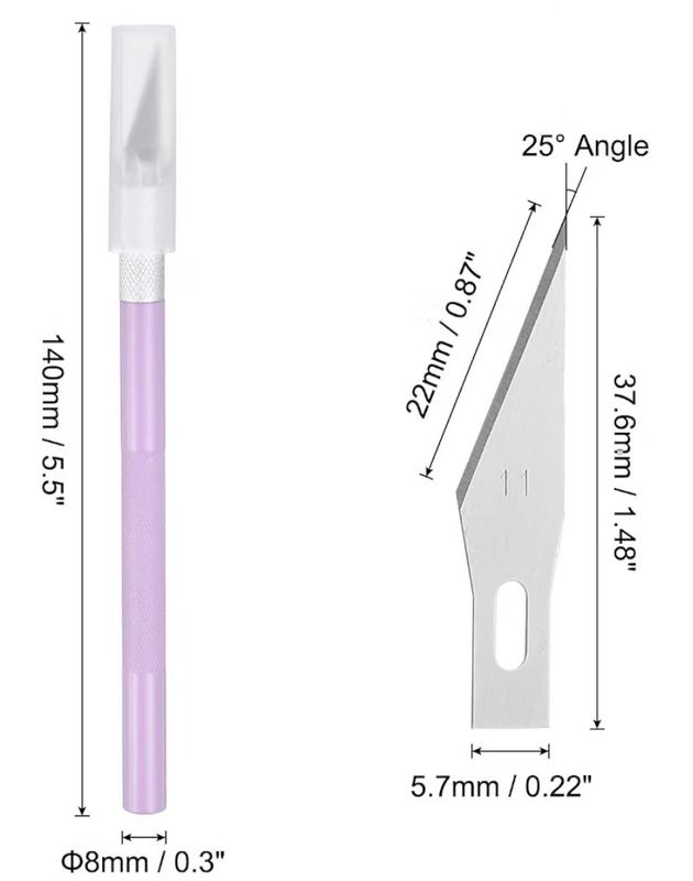 Knife - Lilac