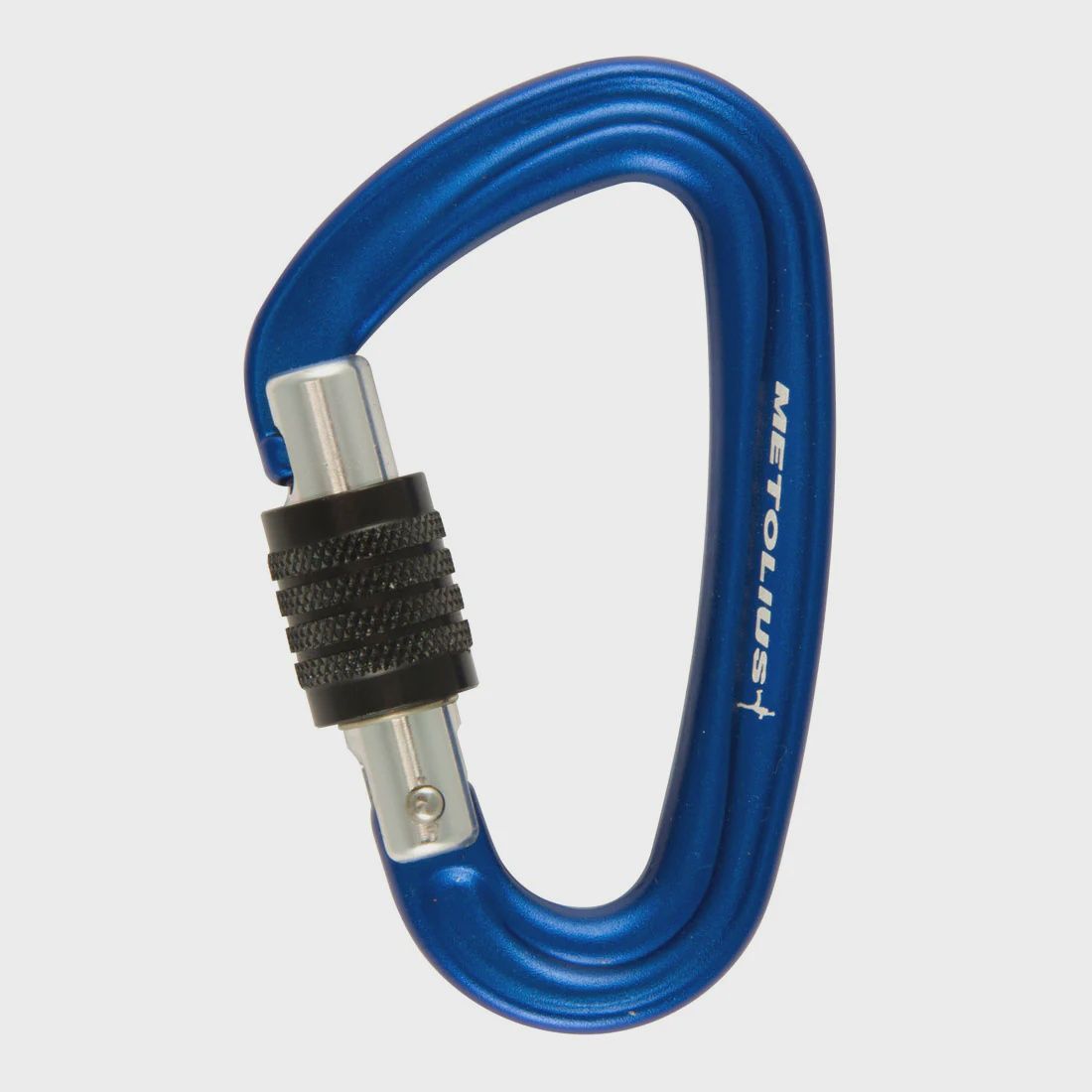 Metolius Bravo Screwgate Locker Blue/Black, Color: Black