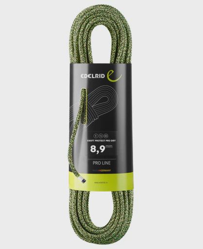 Edelrid Swift Protect Pro Dry 8.9mm, Color: Green, Size: 60m