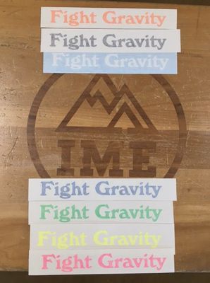 IME Fight Gravity Sticker Various Colors