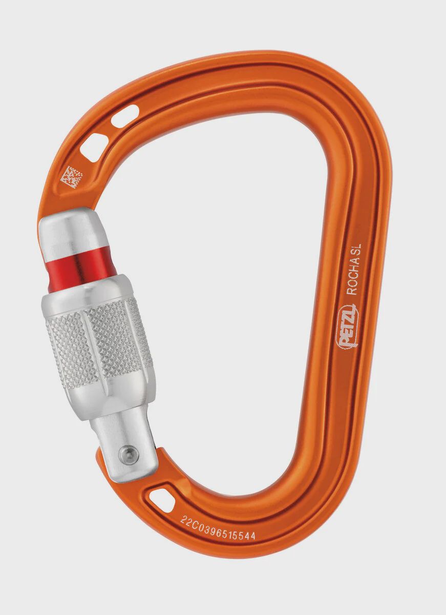 Petzl Rocha Screw-lock, Color: Orange