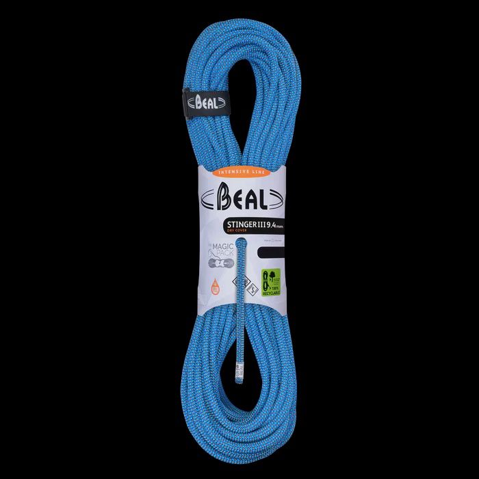 Beal Stinger III 9.4mm x 70M &amp; 80M Unicore Dry Cover Rope