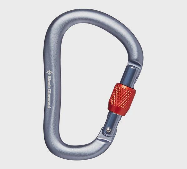 Black Diamond RockLock Screwgate, Color: Grey