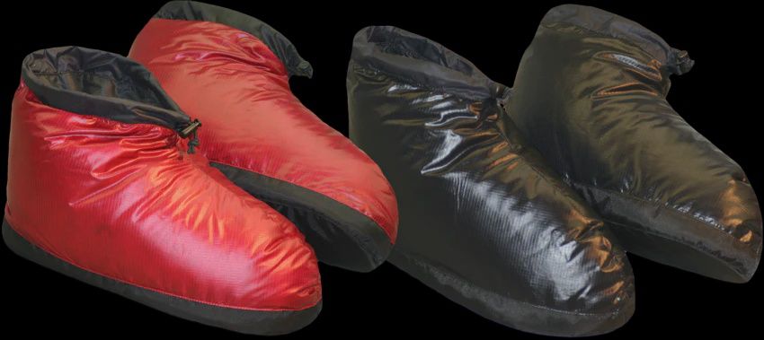 Western Mountaineering Flash Down Booties, Color: Black, Size: XS