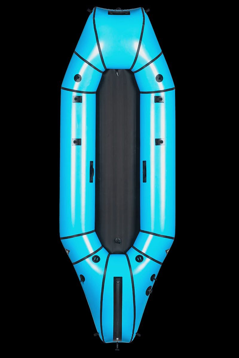 Alpacka Raft Forager, Color: 420d Arctic Blue, Self Bailing, Cargo Fly