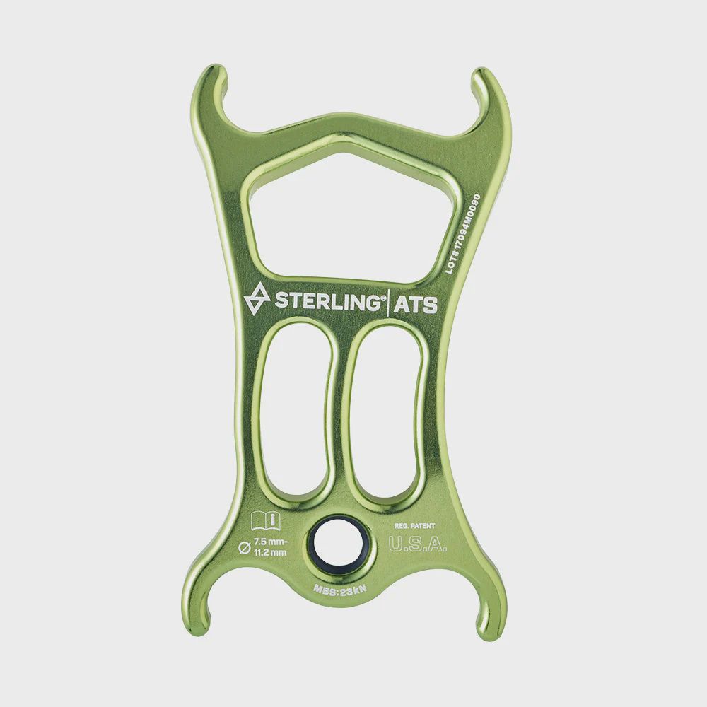 Sterling ATS Rappel Device, Color: Green