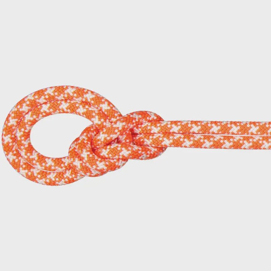 Mammut Crag Classic 9.5mm 70M &amp; 80M, Color: ORANGE-WHITE, Size: 70M