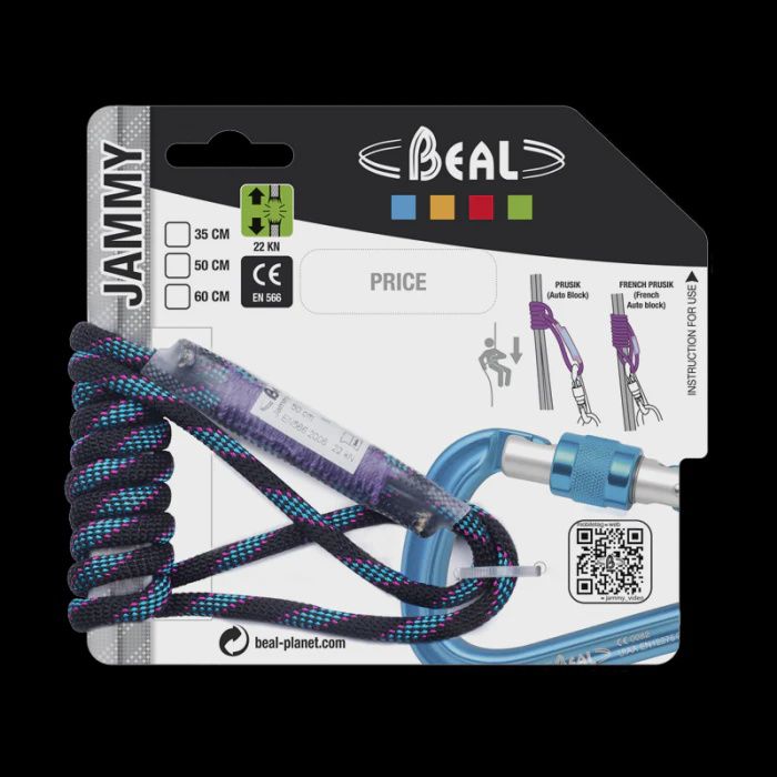 Beal Jammy Prussik, Size: 35cm