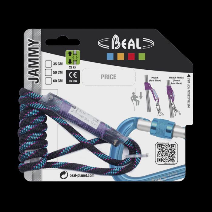 Beal Jammy Prussik, Size: 35cm