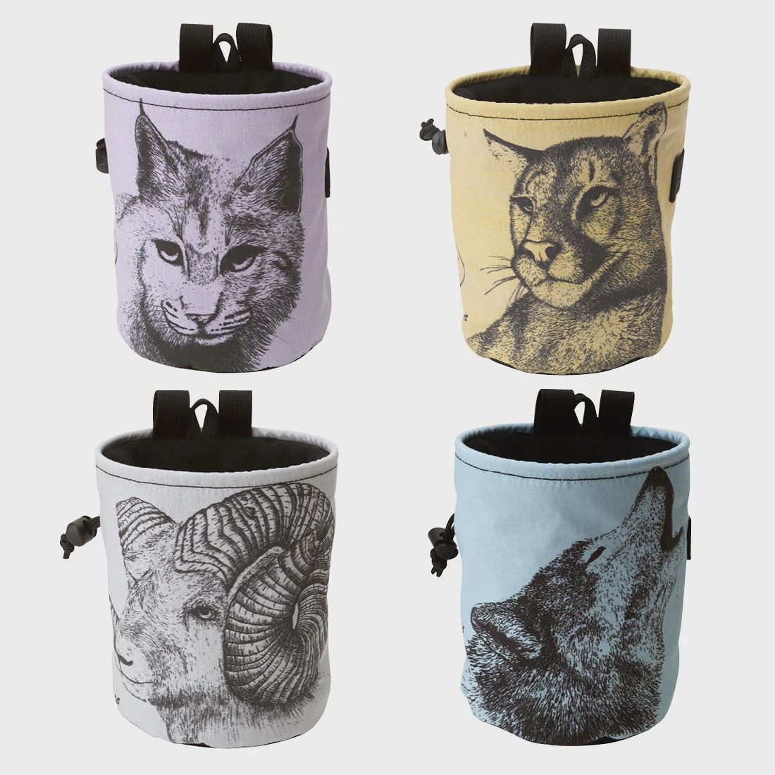 Metolius Wildlife Chalk Bag, Color: Bobcat