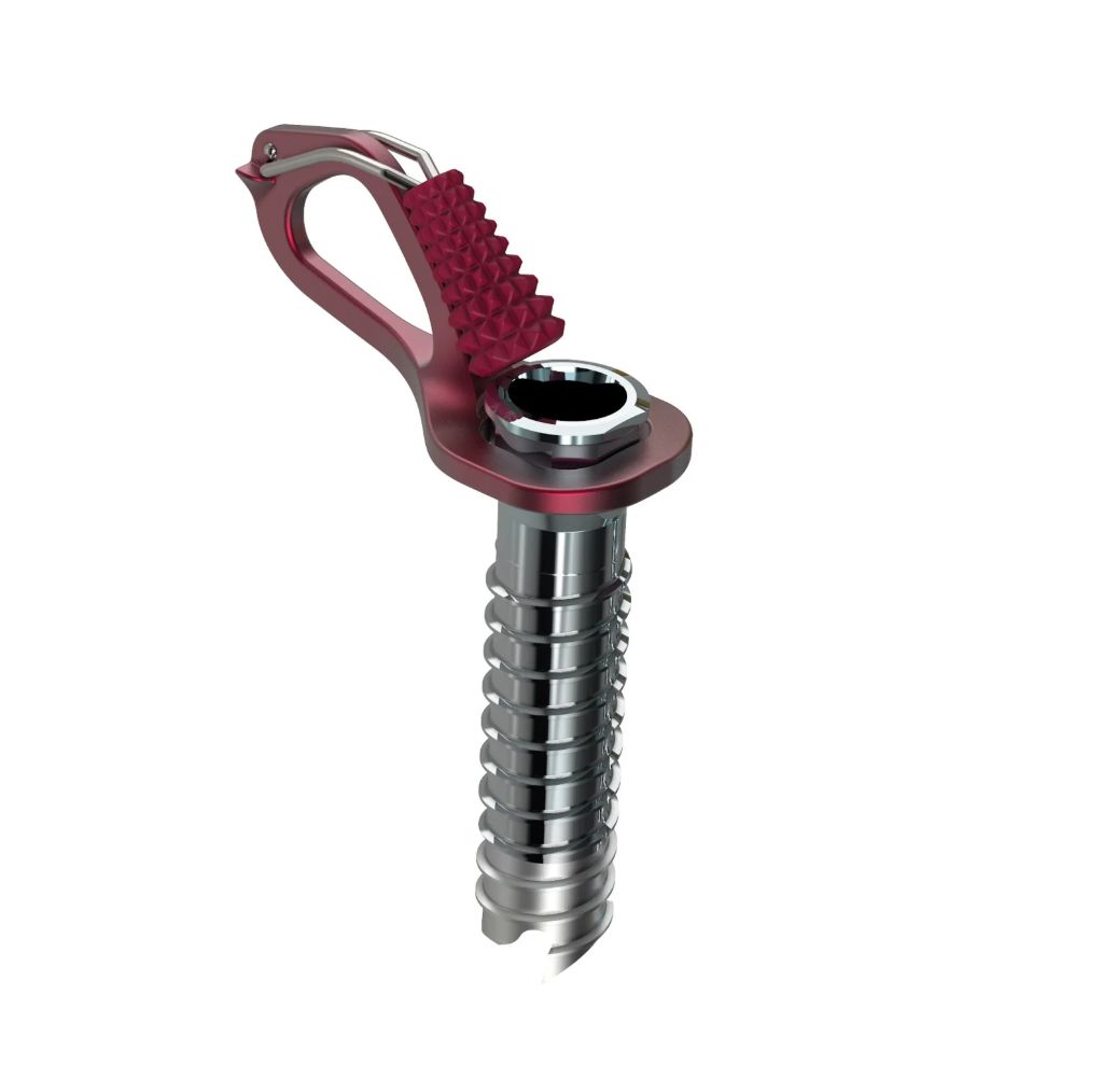 Blue Ice Aero Lite Ice Screw, Size: 10cm (Red)