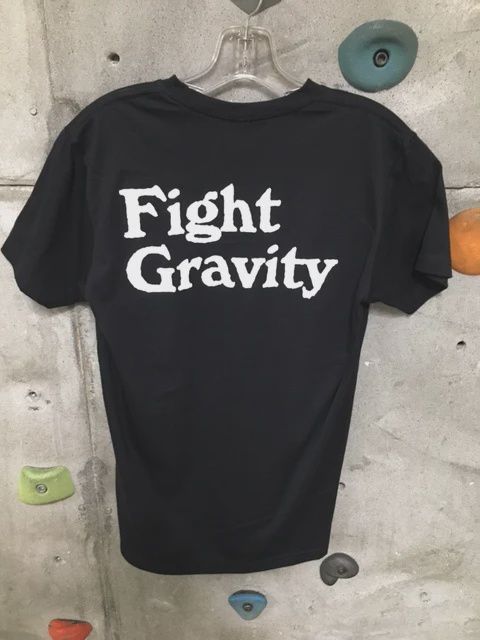 IME Fight Gravity T Shirts, Color: Black, Size: XS