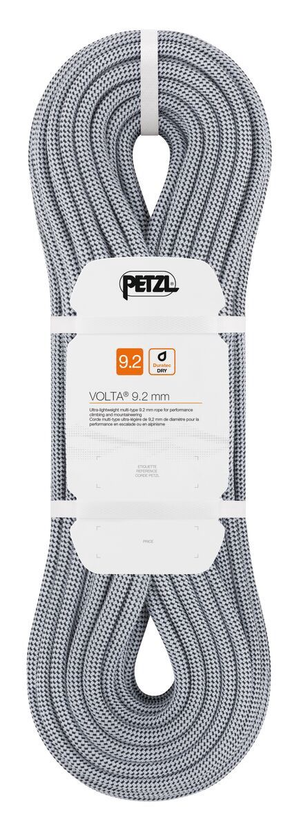 Petzl Volta 9.2 mm x 70m, Color: Gray, Size: 70m