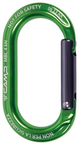 CAMP Ekto Accessory Carabiner Straight Gate &amp; Screw Lock, Carabiner gate type: non-locking