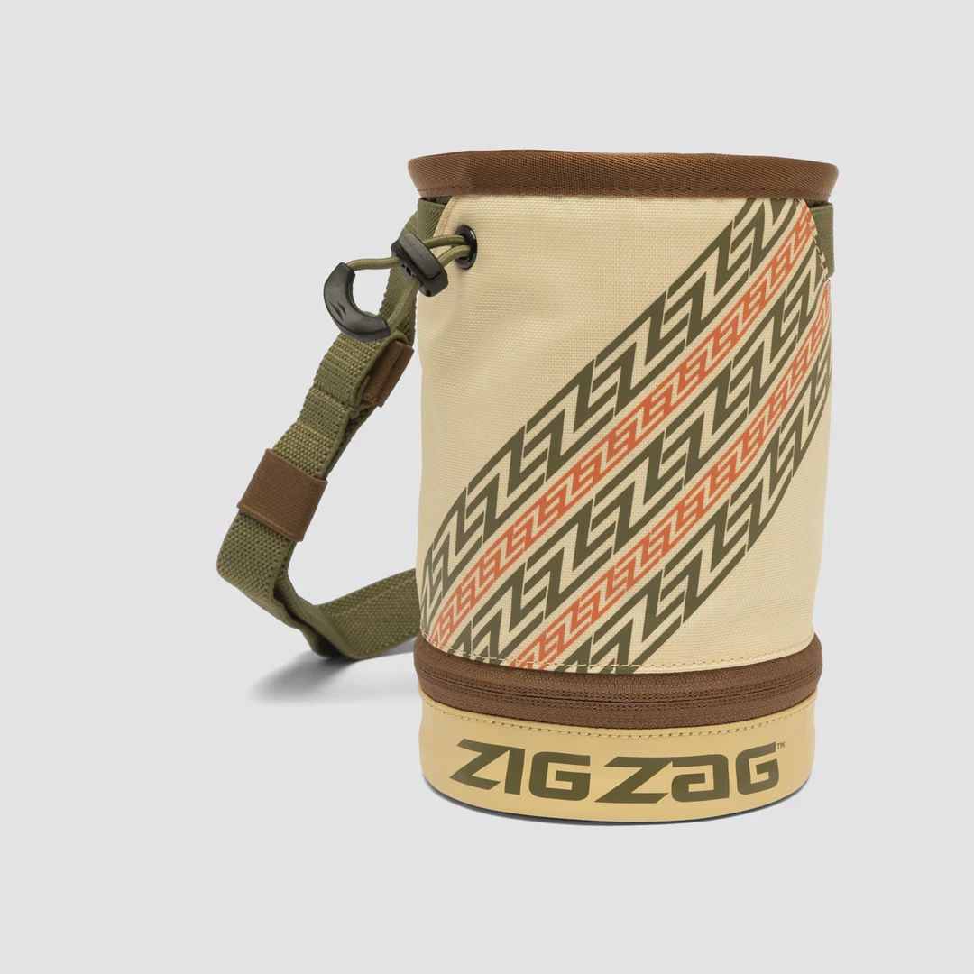 Zig Zag Vessel Chalk Bag, Color: Earth