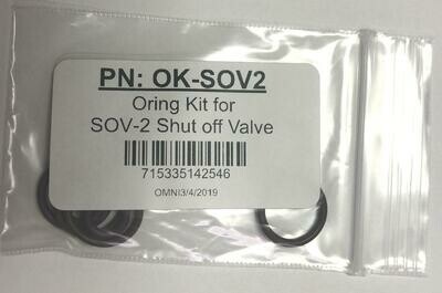 OmniSwivel Shut Off Valve SOV-2  O-Ring Kit  #OK-SOV2