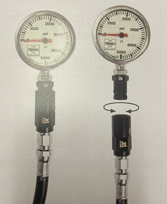 XS Scuba HP Hose Quick Disconnect AC383