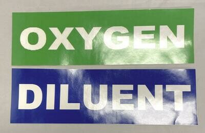 CCR Cylinder Decal Oxy / Dil