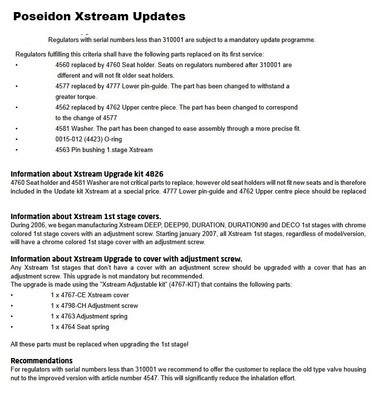 Poseidon Xstream Service Updates