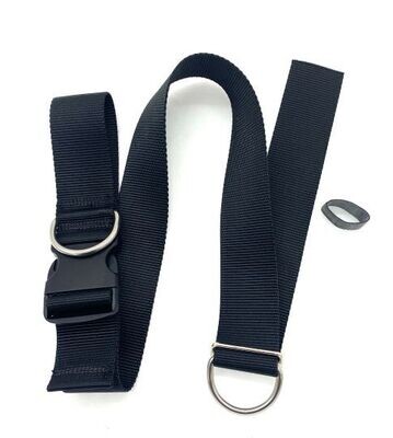 Dlx Crotch Strap 2.0&quot; w/ Scooter Ring &amp; QD