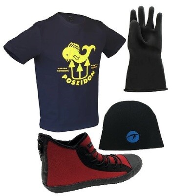 Clothing T-Shirts Wetsuits Boots Gloves