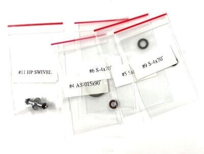 XS Scuba HP Hose Quick Disconnect Service Kit