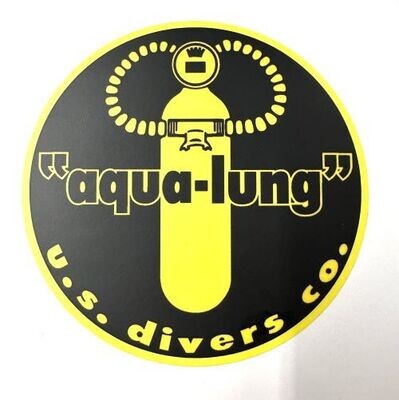 Aqua Lung U.S. Divers HD Large Decal Sticker 6 inch