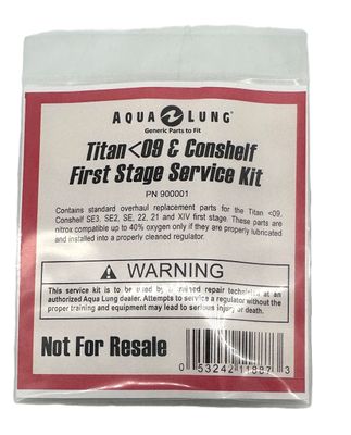Aqau Lung Titan &lt;09 &amp; Conshelf 1st Stage Kit 900001