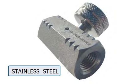 1/4 npt female to 1/4 npt female "Inline Bleed" CV413
