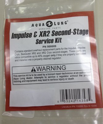 Aqau Lung Impulse &amp; XR2 2nd Stage Kit 900009