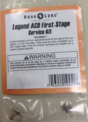 Aqau Lung Legend ACD 1st Stage Kit 900017
