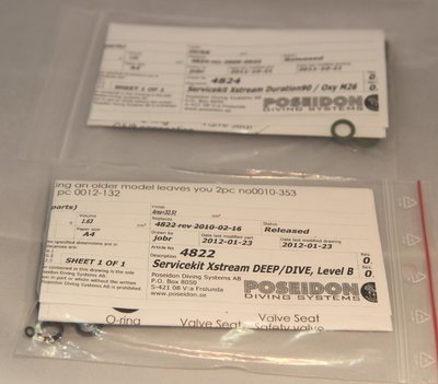 Poseidon CCR First Stage Regulator Service Kit(s)