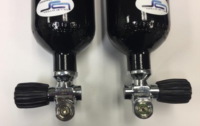 Faber 3 ltr Steel Cylinder Choose Right / Left Hand DIN Pro K Valve