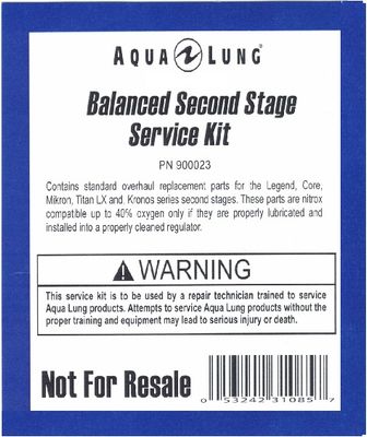 Aqau Lung Balanced 2nd Stage Kit "Core" 900023 / RA121128