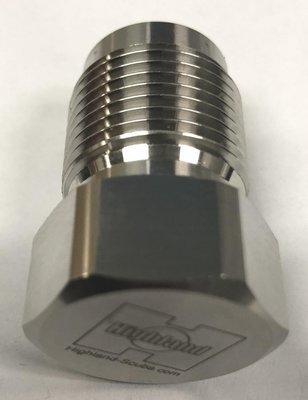 Highland Stainless Steel DIN Plug "Gas Saver" HL402