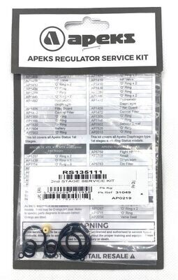 Apeks Scuba Regulator 2nd Stage Kit AP0219