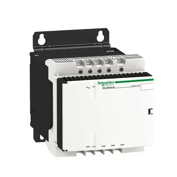 SCHNEIDER - Rectified And Filtered Power Supply, 1 Or 2-Phase, 400 V AC, 24 V, 6 A
