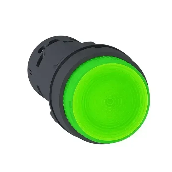 SCHNEIDER - Illum Pb Led Latch 1No Green 24V