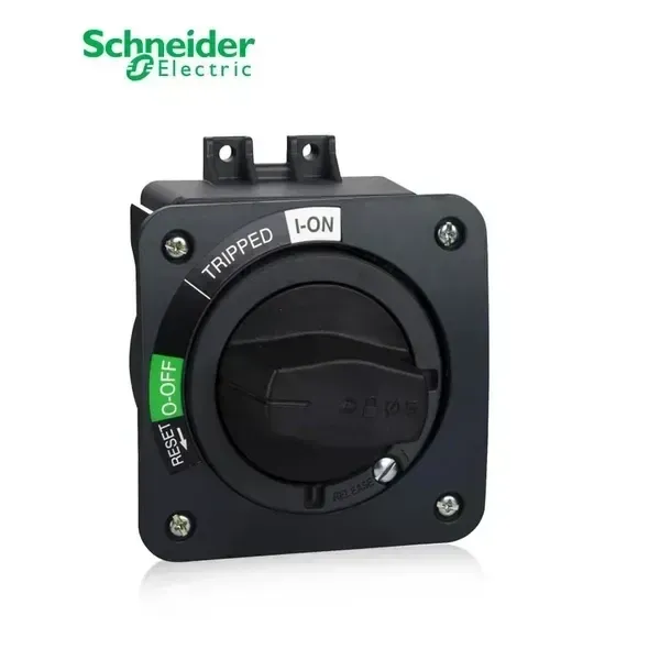 SCHNEIDER - Direct Rotary Handle, EasyPact EZC100, EasyPact CVS100Bs, Black Handle, Black Front Plate