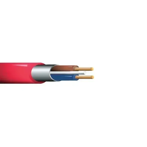 PRYSMIAN - CABLE 2X2.5 SOLID FP200 LSOH, GOLD, RED, 500M/ROLL