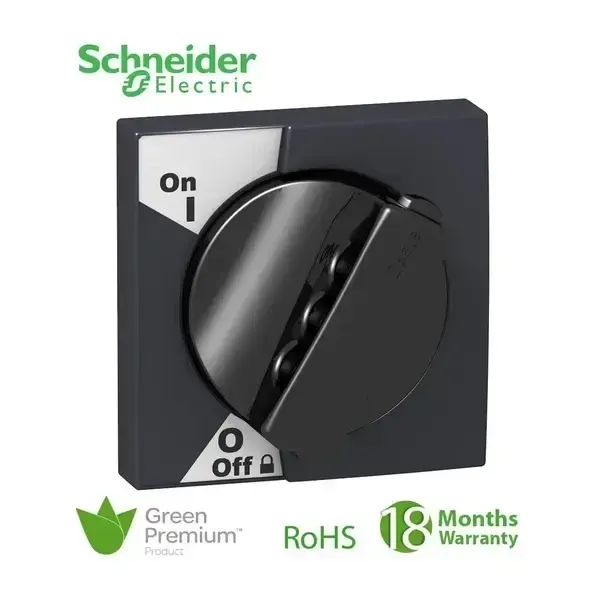 SCHNEIDER - Rotary Handle, for IC60, Black Handle