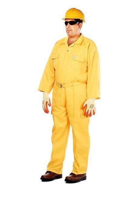 Vaultex 1YV 100% Twill Cotton Yellow Coverall