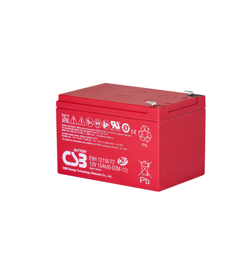 CSB Battery 12V 15AH - Electric Vehicles - Model : EVH12150F2