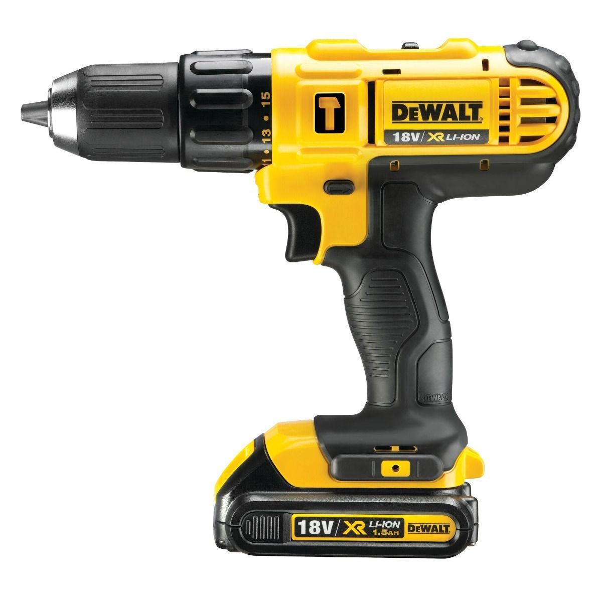 Dewalt OPP XR 18V Hammer Drill Driver - 1.5Ah Battery pack - DCD776S2-B5