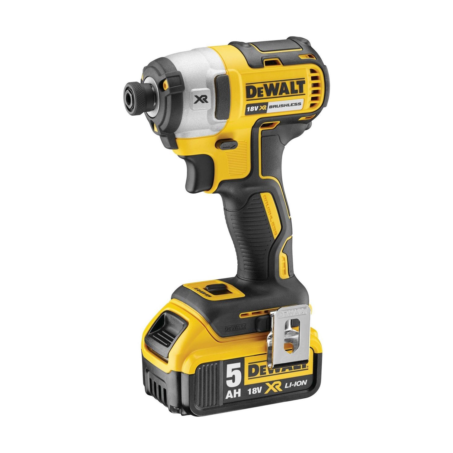 Dewalt 18V XR Brushless Impact Driver - 2 X 5Ah - DCF887P2-GB