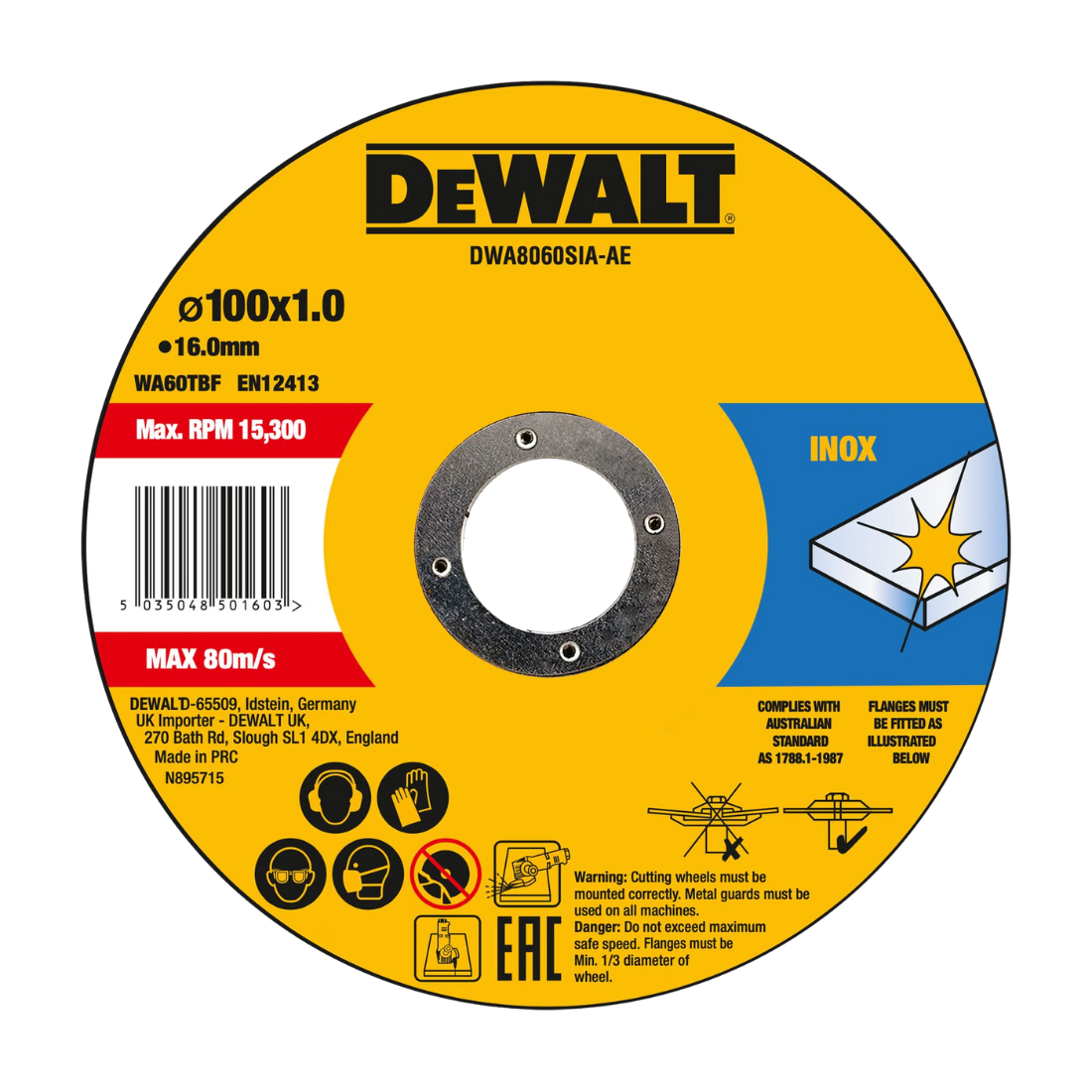 DeWalt Inox Cutting Wheel